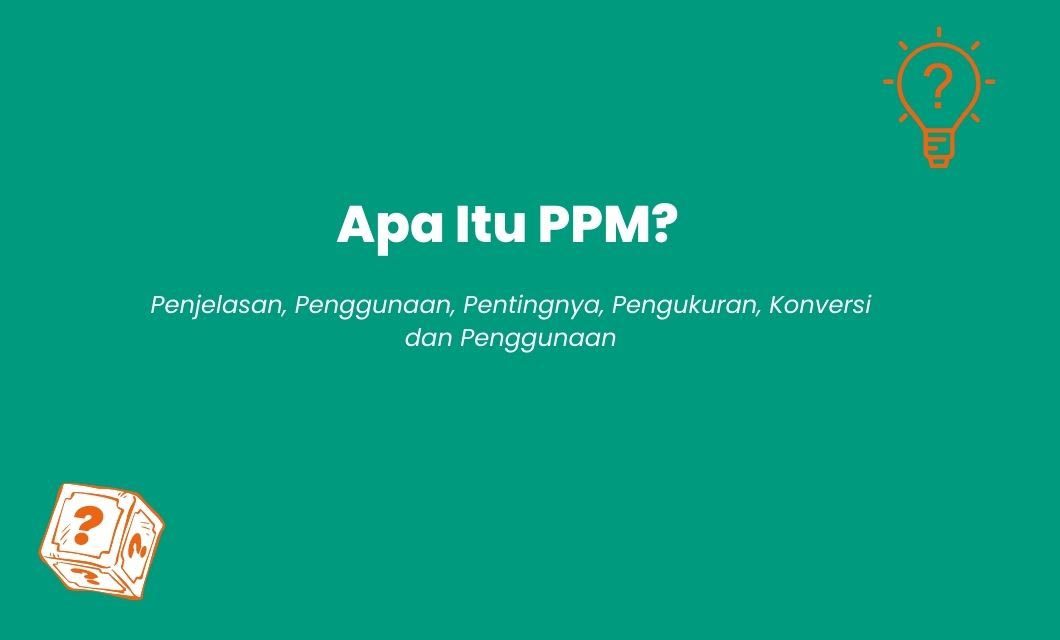 Apa Itu PPM